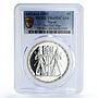 Egypt 5 pounds Ancient Treasures God Hapi Statue PR69 PCGS silver coin 1993