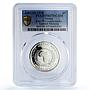 Sudan 5 pounds Khartum Summit Meeting Countermarks PR67 PCGS silver coin 1978