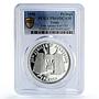 Tonga 1 paanga King Tupou IV Accession 25th Jubilee PR69 PCGS silver coin 1990