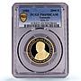 Tanzania 2000 shillings Independence 20th Anniversary PR69 PCGS gold coin 1981