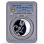 Russia 3 roubles Lunar Calendar Year of the Monkey PR70 PCGS silver coin 2004