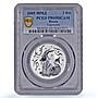 Russia 2 roubles Zodiac Signs Capricorn PR69 PCGS silver coin 2005