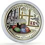 Congo 1000 francs Easter Jesus Christ Religion Holidays proof silver coin 2011