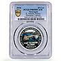 Nicaragua 10 cordobas Ibero-American Capitals Managua PR69 PCGS silver coin 2024