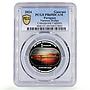 Paraguay 1 guarani Ibero-American Capitals Concepcion PR69 PCGS silver coin 2024