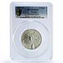 Mexico 2 onzas Libertad Angel of Independence MS67 PCGS silver coin 1998