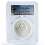 Mexico 2 pesos Precolombina Disco Muerte Death Disc MS68 PCGS silver coin 1998