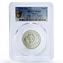 Mexico 1 peso Precolombina Disco Muerte Death Disc MS67 PCGS silver coin 1998