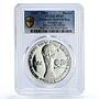 Mexico Football World Cup FIFA 1986 German Mint SP69 PCGS silver medal 1984