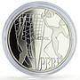 Peru 1 sol Ibero-American Countries Olympics Volleyball proof silver coin 2007