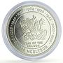 Bhutan 300 ngultrum Lunar Calendar Year of the Dragon proof silver coin 1996