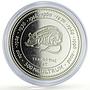Bhutan 300 ngultrum Lunar Calendar Year of the Rat Mouse proof silver coin 1996