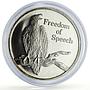 Zambia 500 kwacha Human Rights Freedom Speech Eagle Bird proof silver coin 1994