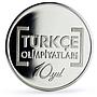 Turkey 50 lira Turkish Olympics 100th Anniversary Tree proof silver coin 2012