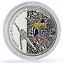 Samoa 5 tala Rio Sochi Olympic Games Volleyball Colored proof silver coin 2014