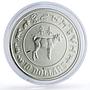 Singapore 10 dollars Lunar Calendar Year of the Goat proof silver coin 1991