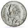 France 5 francs King Napoleon III Coinage KM-799.1 silver coin 1868 A