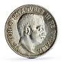Somalia Italy 1/4 rupee King Emmanuel III Coinage KM-4 silver coin 1910
