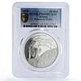 Belarus 20 roubles History Culture Ballet Opera House PR69 PCGS silver coin 2015
