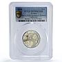 France 2 euro Paris Olympic Games Eiffel Tower PR70 PCGS bimetal coin 2024