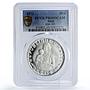 Haiti 50 gourdes Mother with Child Finess Left PR69 PCGS silver coin 1973
