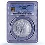 Benin 1000 francs Sydney Olympics Runners Piefort MS70 PCGS silver coin 1997