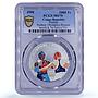 Congo 1000 francs Sydney Olympic Games Boxing Piefort MS70 PCGS silver coin 1998