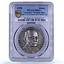 Germany Weimar Ferdinand Zeppelin Airships Matte SP63 PCGS silver medal 1928