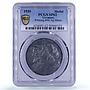 Germany Augsburgische Confession Luther Melanchton SP62 PCGS silver medal 1930