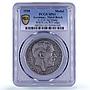 Germany Third Reich Arisen Empire Hitler Politics SP61 PCGS silver medal 1938