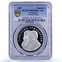 Paraguay 10000 guaranies Central Bank Caballero Stroessner PR69 PCGS coin 1987