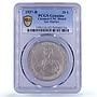 San Marino 20 lire Republic Coinage KM-11a UNC PCGS silver coin 1937
