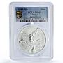 Mexico 1 onza Libertad Angel of Independence MS67 PCGS silver coin 1999