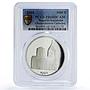 Artsakh Karabakh 1000 dram Ghazanchetsots Cathedral PR68 PCGS silver coin 2004