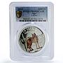 Niger 1000 francs Predators Animals Coyote Dog Fauna PR69 PCGS silver coin 2013