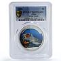 Palau 5 dollars Marine Life Protection White Shark PR69 PCGS silver coin 2008