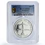 Philippines 100 piso University 75th Anniversary MS66 PCGS silver coin 1983