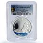 Qatar 10 riyals 15th Asian Games Aquatics Colored PR70 PCGS silver coin 2006