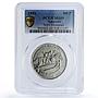 Saharawi 100 pesetas Barcelona Olympic Games Equestrian MS69 PCGS coin 1991