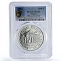 Somalia 1000 shillings African Wildlife Elephant MS69 PCGS silver coin 2006