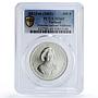 Thailand 600 baht Princess Vadhana 80th Anniversary MS69 PCGS silver coin 2003