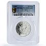 Uruguay 20 pesos FAO World Food Day Conference Fish PR68 PCGS silver coin 1984