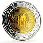 Togo 2000 francs Lunar Calendar Monkey Year Hologram 2 oz proof silver coin 2004