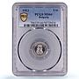 Bulgaria 5 stotinki King Ferdinand I Coinage KM-24 MS66 PCGS CuNi coin 1913