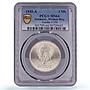Germany 3 mark Goethe 100th Anniversary Literature MS64 PCGS silver coin 1932