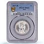 Italy 2 lire King Victor Emmanuel III Coinage KM-55 MS63 PCGS silver coin 1917