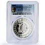 Georgia 10 lari Christianity Anniversary Religion PR69 PCGS CuNi coin 2000