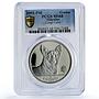 Gibraltar 1 crown Home Pets Dogs Welsh Corgi Animals MS68 PCGS CuNi coin 1991