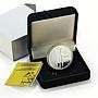 Belarus 20 roubles History Culture Ballet Dancer proof silver coin 2007