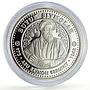 Uzbekistan 100 som Great Ancestors Scientist Al Biruni proof silver coin 1999